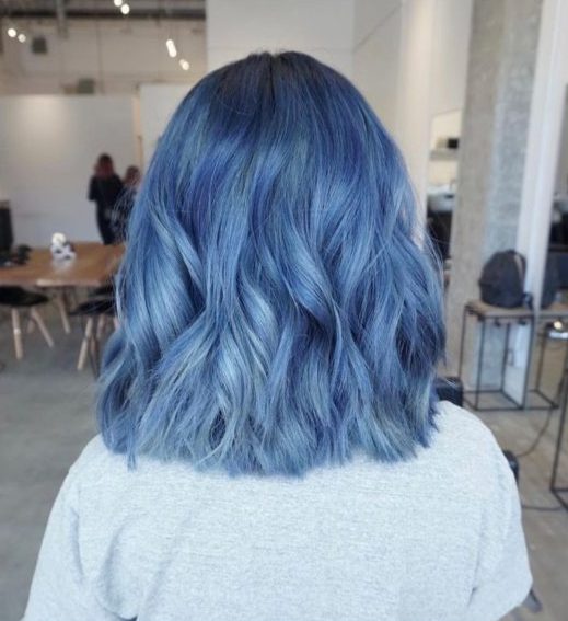 light blue hair