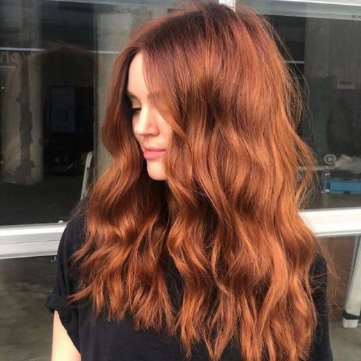light copper hair color