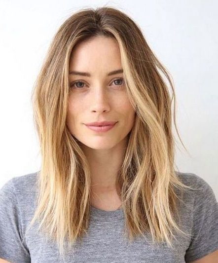 low maintenance long bob haircut