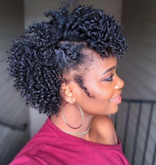 low maintenance short natural hairstyles 4c