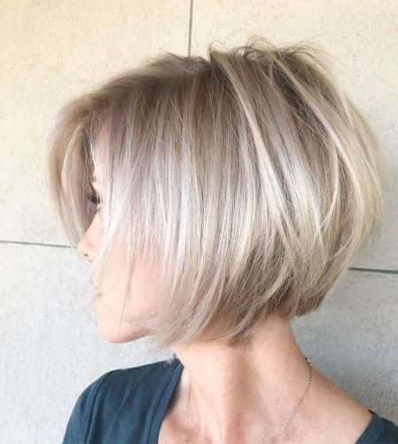 medium layered bob hairstyles