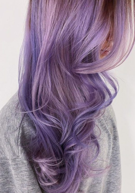 mermaid purple ombre hair