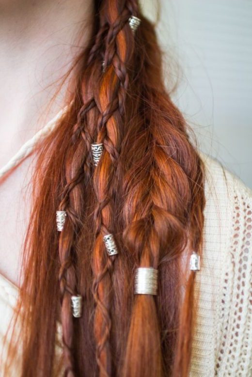 nordic female viking hairstyle