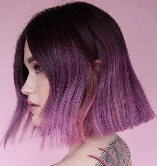 ombre purple hair ideas