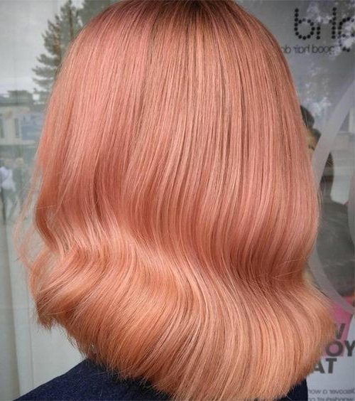 peach hair