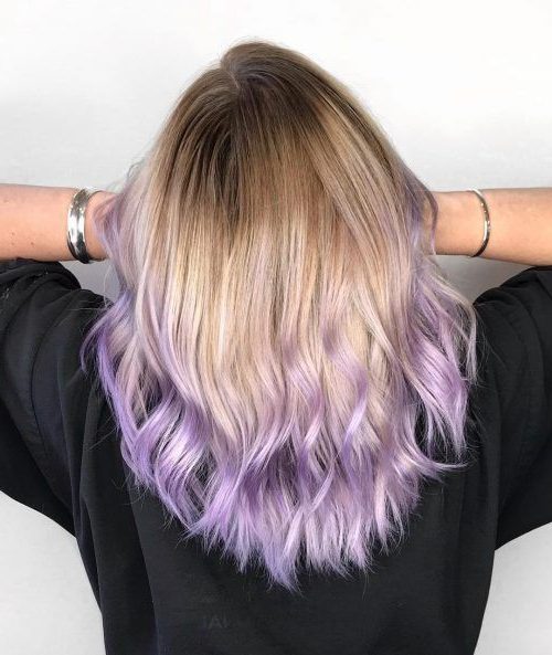 purple ombre hair