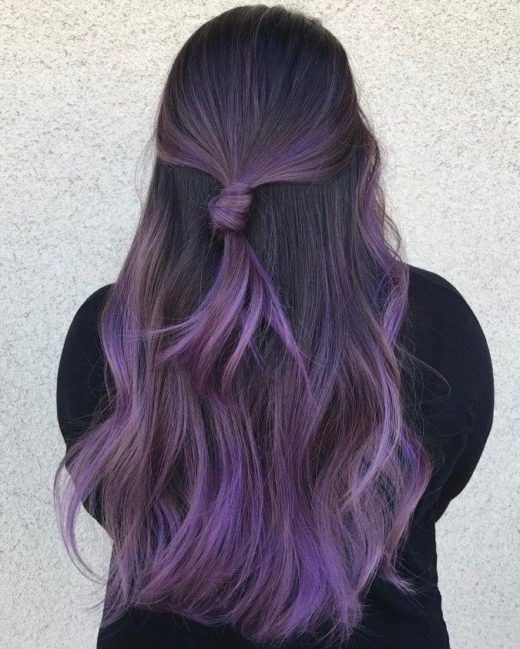 purple ombre hair