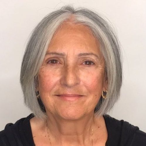 senior woman fine hair hairstyles for grey hair over 60