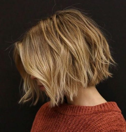 short blonde bangs