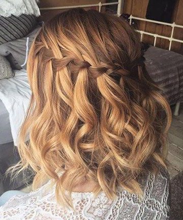 short hair braids women