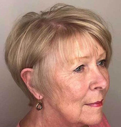 short haircuts hairstyles for over 70