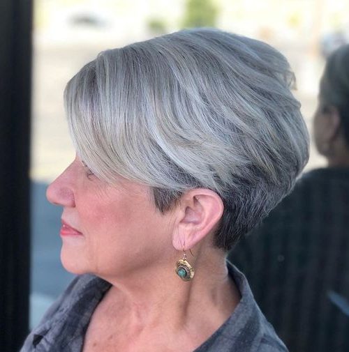 Hairstyles For Over 60 Grey Hair | Short Hair Models