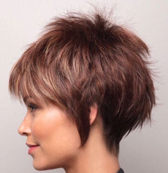 short pixie cut