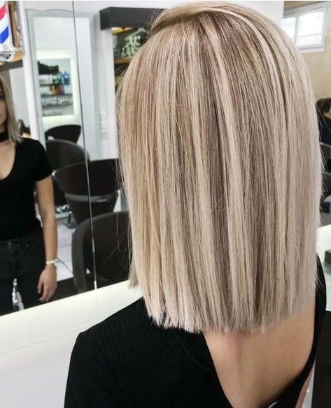 shoulder length long bob cut