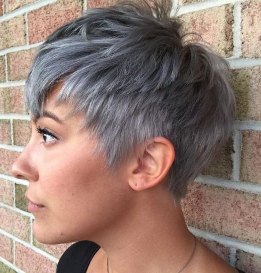 tomboy female fade haircut