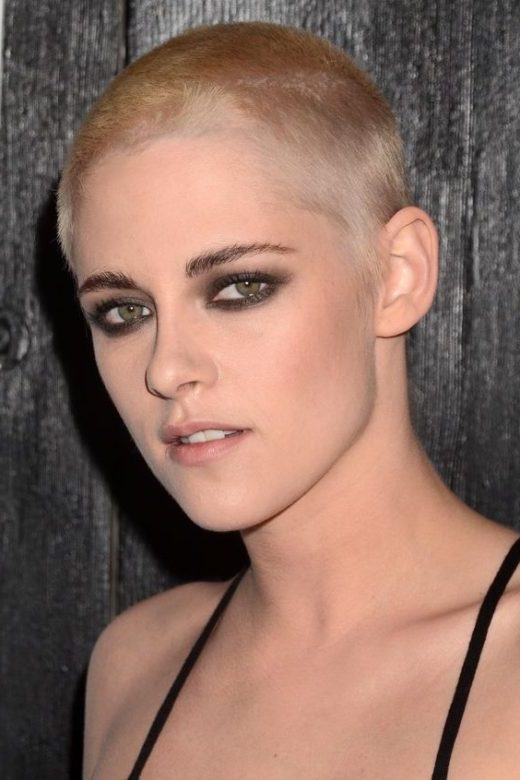 undercut kristen stewart short hair