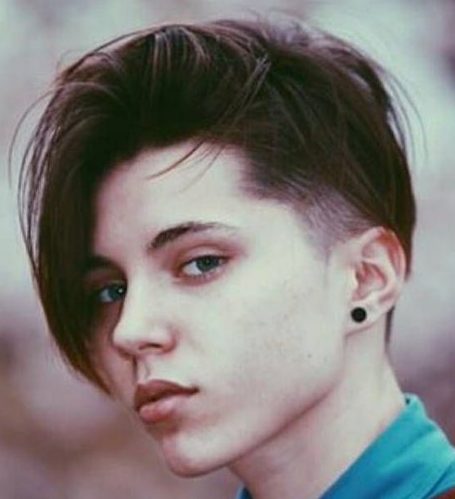 Androgynous non binary haircuts