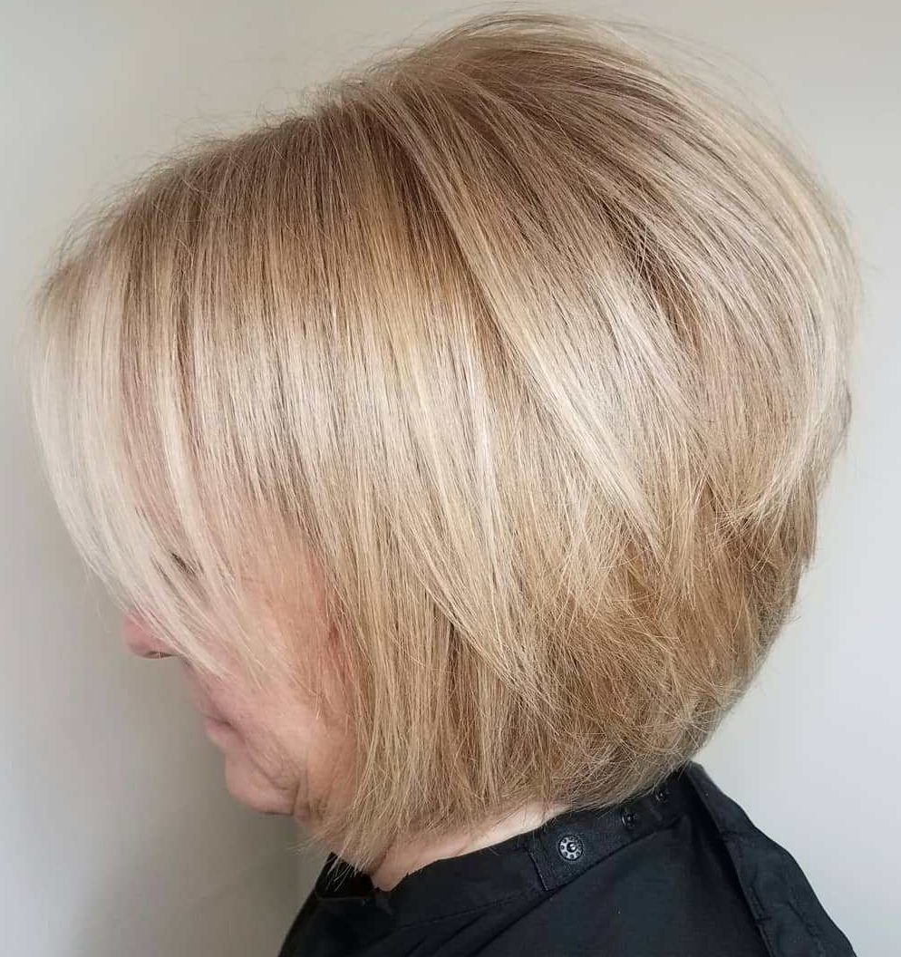 Fine hair hairstyles for 50 year old woman