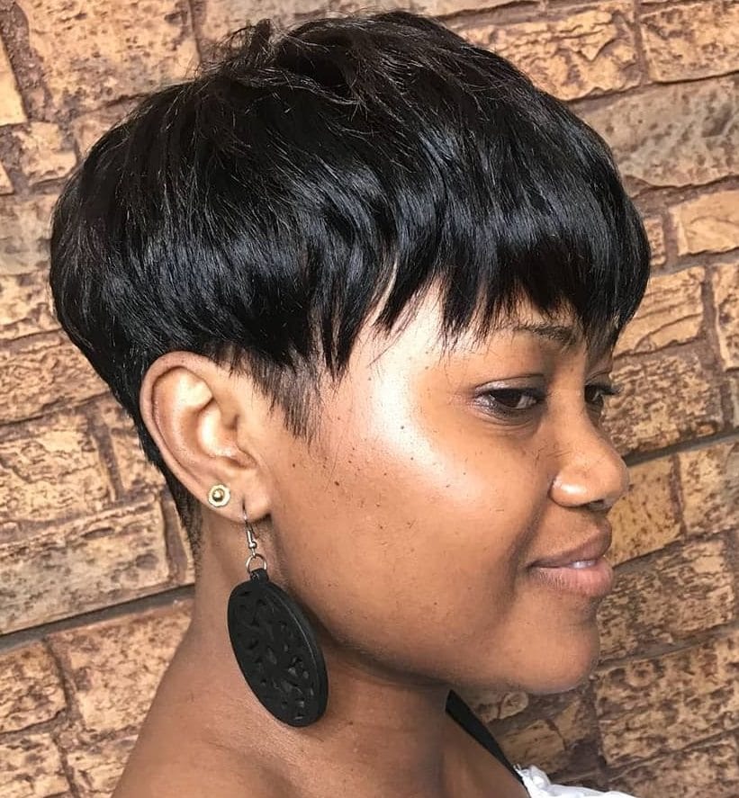 Pixie cut for black ladies