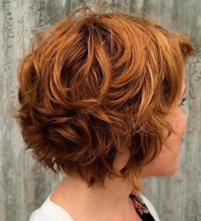 Round faces short hairstyles for naturally curly hair over 50