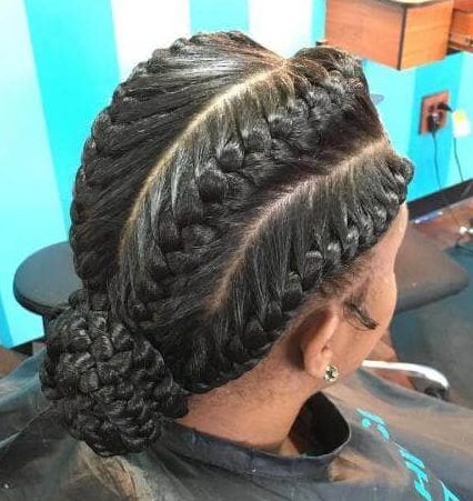 Senior citizen braids for elderly