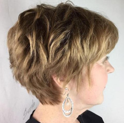 Short haircuts for older women