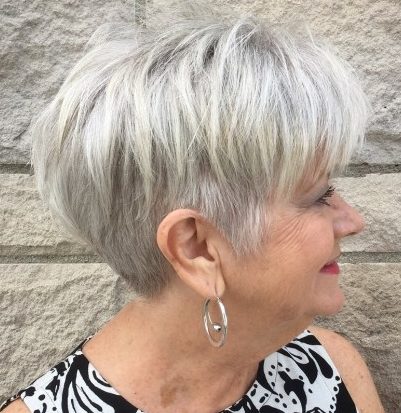 Short hairstyles for over 60 fine hair