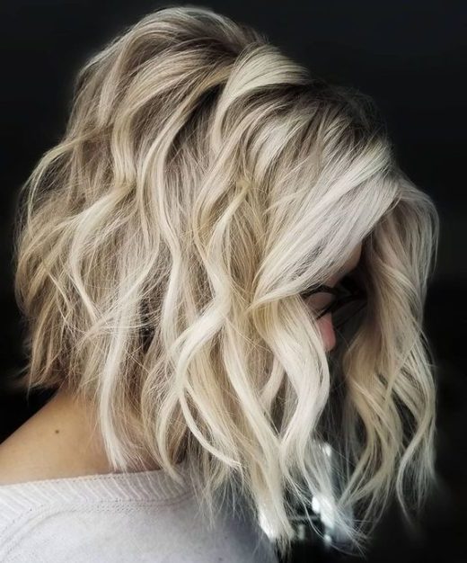 brown to blonde ombre short