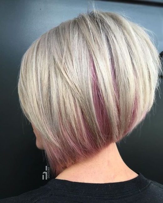 choppy layered inverted bob