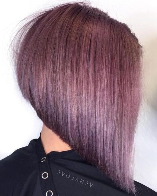 fine hair angled bob