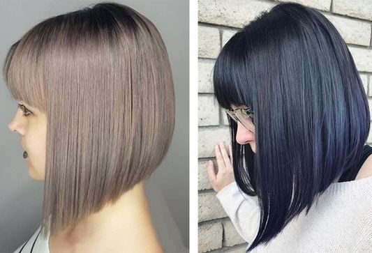 fine hair layered bob