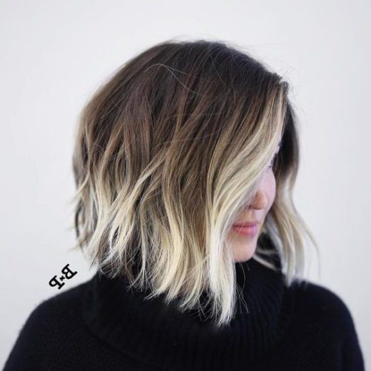 highlights hair color for short hair