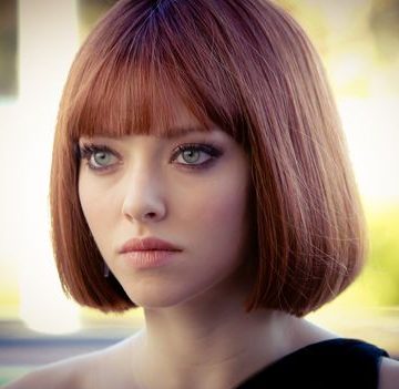 jaw length short bob with bangs