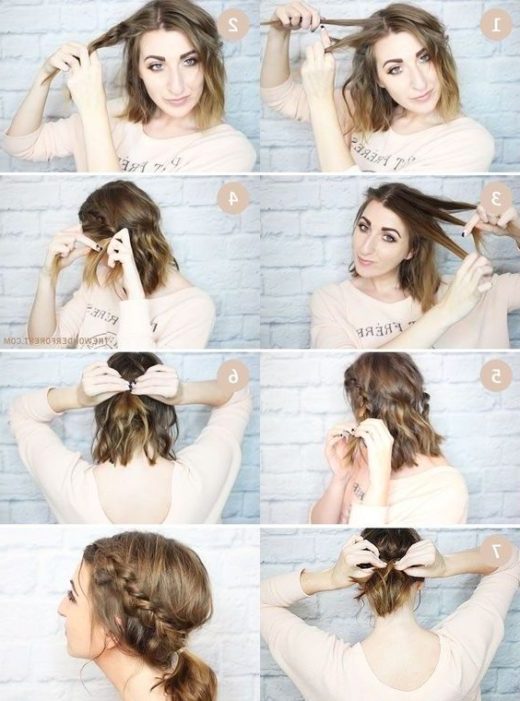 last minute easy hairstyles for short hair