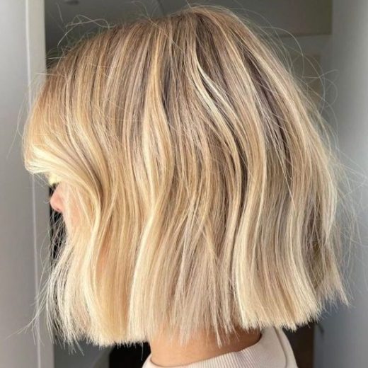 light brown short ombre hair