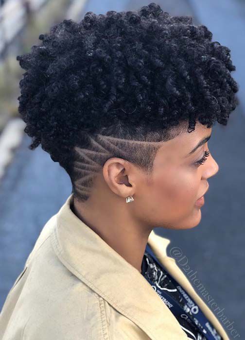 low maintenance short natural haircuts for old black females