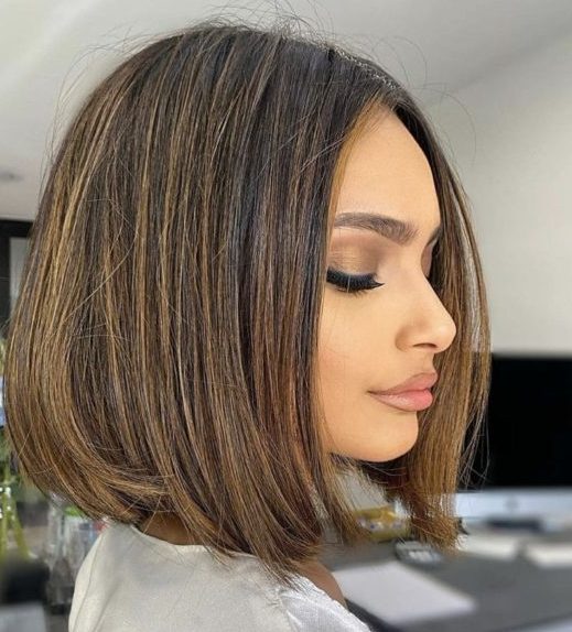 low maintenance thick hair short bob haircuts