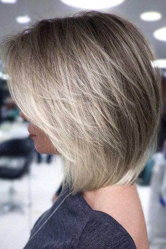 medium layered bob hairstyles for over 60