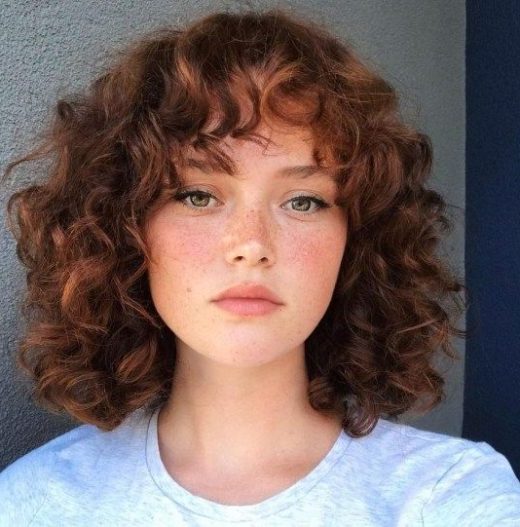 natural curly stacked bob curlyie short curly hair