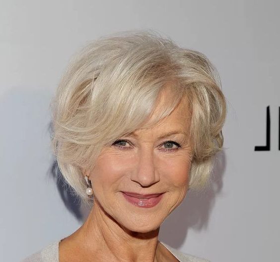 older short hairstyles for fine hair over 60