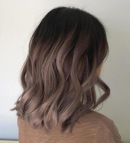 short balayage blonde ombre