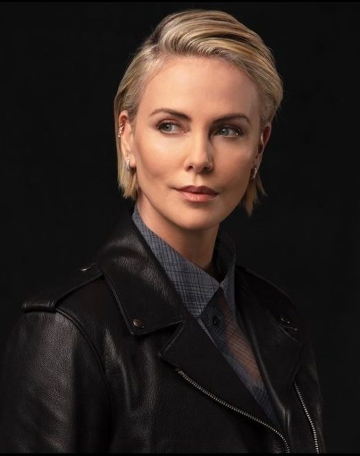 short hair charlize theron