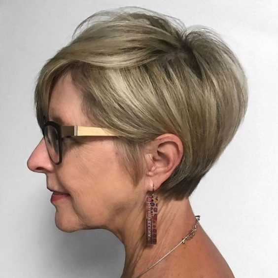short hairstyles for fine hair over 60