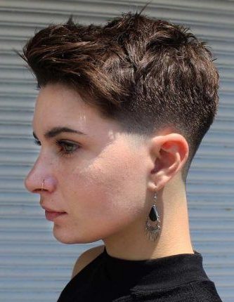 soft fade women's fade haircut