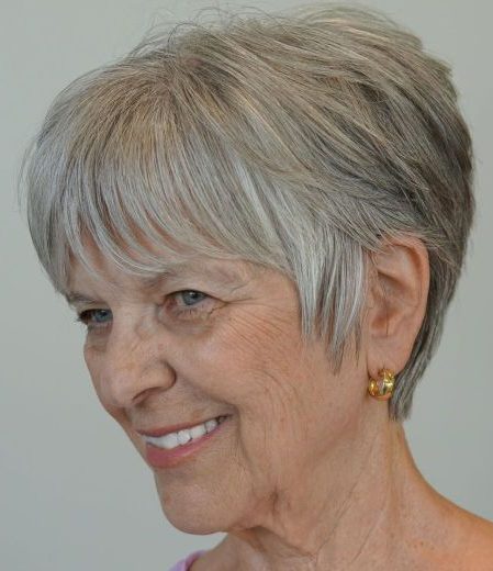 Fine hair short hairstyles for over 60