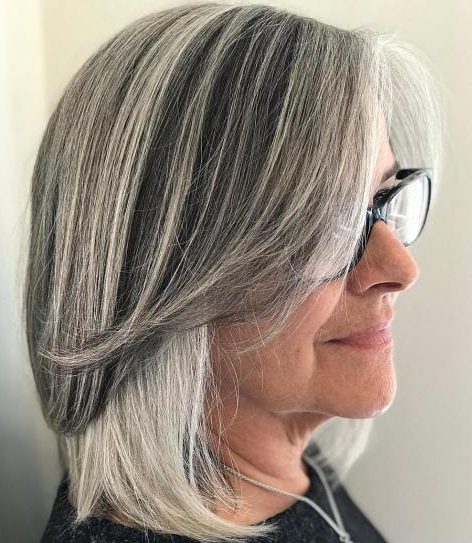 Hairstyles for over 50 with glasses