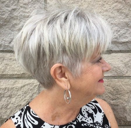 Grey Hairstyles for Over 60s