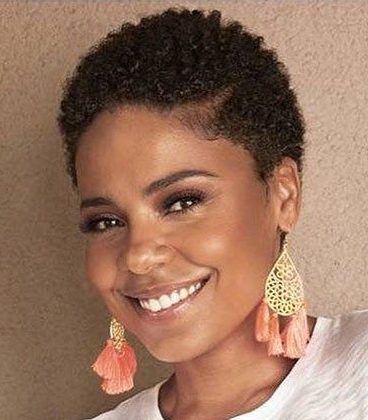 Low maintenance short natural hairstyles for older black woman