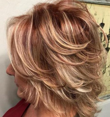 Medium length layered hairstyles for over 50