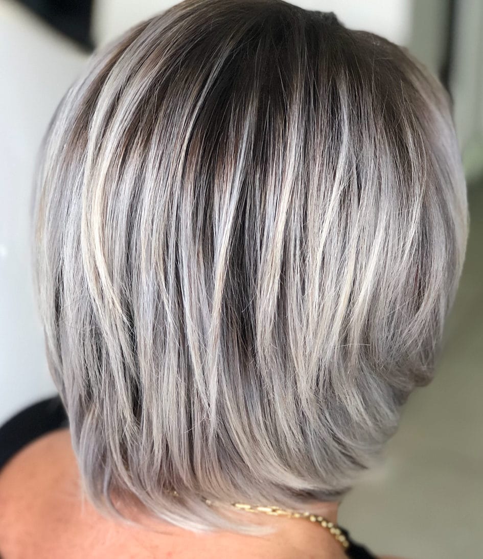 Natural gray hair styles